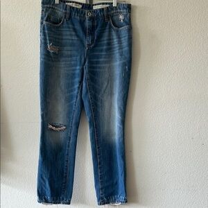 Pilcro and the Letterpress Slim Boyfriend Jeans size 29